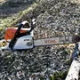 Stihl chainsaw used by Hunter Bush Regeneration